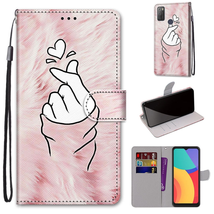 Coloured Drawing Cross Texture Horizontal Flip PU Leather Case with Holder & Card Slots & Wallet & Lanyard, For OPPO Realme 5 / 5s / 5i / C3 / C3i / 6i / Narzo10 / 10A / 20A, For OPPO Realme C15 / C12 / C25 / 7i (Global) / Narzo 20 / 30A               ...