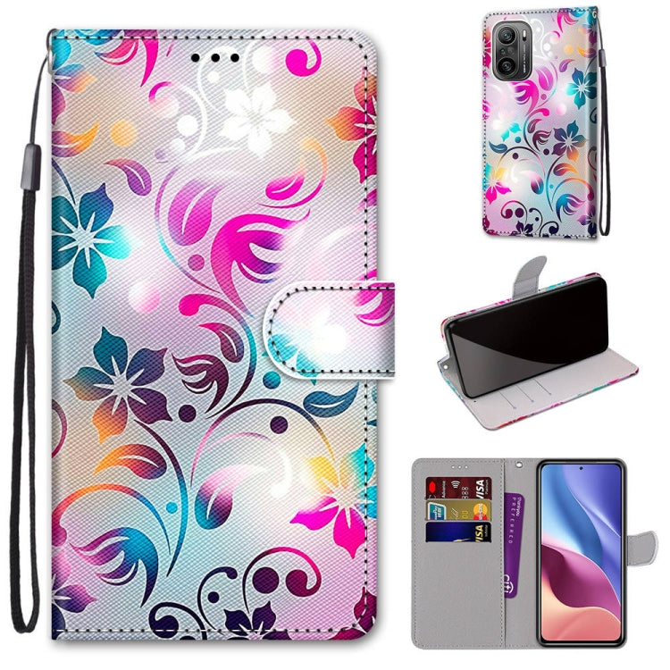 Coloured Drawing Cross Texture Horizontal Flip PU Leather Case with Holder & Card Slots & Wallet & Lanyard, For OPPO Realme 5 / 5s / 5i / C3 / C3i / 6i / Narzo10 / 10A / 20A, For OPPO Realme C15 / C12 / C25 / 7i (Global) / Narzo 20 / 30A               ...