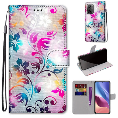 Coloured Drawing Cross Texture Horizontal Flip PU Leather Case with Holder & Card Slots & Wallet & Lanyard, For OPPO Realme 5 / 5s / 5i / C3 / C3i / 6i / Narzo10 / 10A / 20A, For OPPO Realme C15 / C12 / C25 / 7i (Global) / Narzo 20 / 30A               ...