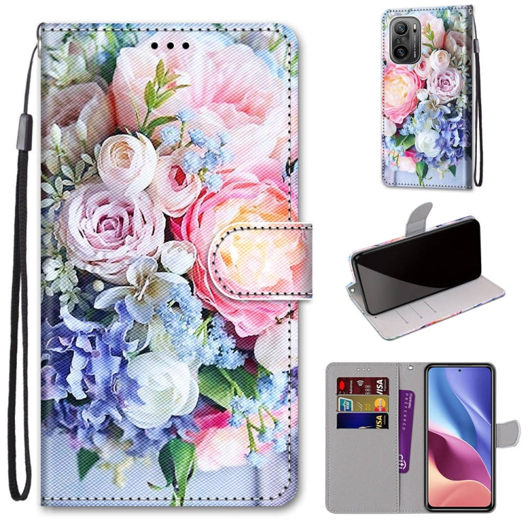 Coloured Drawing Cross Texture Horizontal Flip PU Leather Case with Holder & Card Slots & Wallet & Lanyard, For OPPO Realme 5 / 5s / 5i / C3 / C3i / 6i / Narzo10 / 10A / 20A, For OPPO Realme C15 / C12 / C25 / 7i (Global) / Narzo 20 / 30A               ...