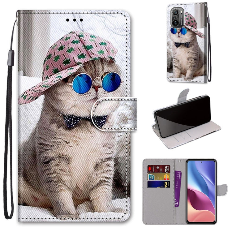 Coloured Drawing Cross Texture Horizontal Flip PU Leather Case with Holder & Card Slots & Wallet & Lanyard, For OPPO Realme 5 / 5s / 5i / C3 / C3i / 6i / Narzo10 / 10A / 20A, For OPPO Realme C15 / C12 / C25 / 7i (Global) / Narzo 20 / 30A               ...