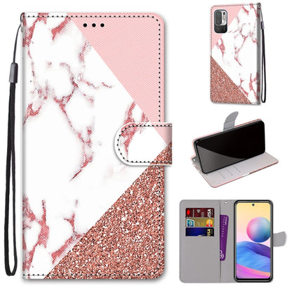Coloured Drawing Cross Texture Horizontal Flip PU Leather Case with Holder & Card Slots & Wallet & Lanyard, For Xiaomi Redmi Note 10 4G / Note 10S, For Xiaomi Redmi Note 10 5G, For Xiaomi Redmi Note 10 Pro Max / Note 10 Pro, For Nokia 5.4