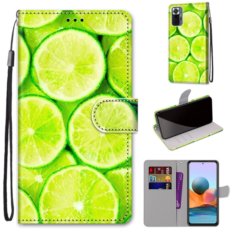 Coloured Drawing Cross Texture Horizontal Flip PU Leather Case with Holder & Card Slots & Wallet & Lanyard, For Xiaomi Redmi Note 10 4G / Note 10S, For Xiaomi Redmi Note 10 5G, For Xiaomi Redmi Note 10 Pro Max / Note 10 Pro, For Nokia 5.4