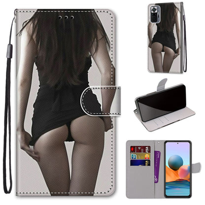 Coloured Drawing Cross Texture Horizontal Flip PU Leather Case with Holder & Card Slots & Wallet & Lanyard, For Xiaomi Redmi Note 10 4G / Note 10S, For Xiaomi Redmi Note 10 5G, For Xiaomi Redmi Note 10 Pro Max / Note 10 Pro, For Nokia 5.4