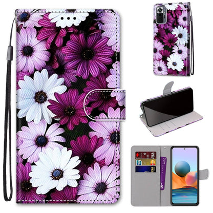 Coloured Drawing Cross Texture Horizontal Flip PU Leather Case with Holder & Card Slots & Wallet & Lanyard, For Xiaomi Redmi Note 10 4G / Note 10S, For Xiaomi Redmi Note 10 5G, For Xiaomi Redmi Note 10 Pro Max / Note 10 Pro, For Nokia 5.4