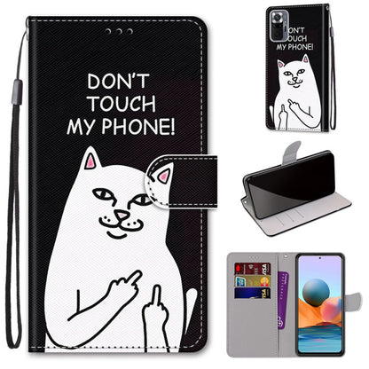 Coloured Drawing Cross Texture Horizontal Flip PU Leather Case with Holder & Card Slots & Wallet & Lanyard, For Xiaomi Redmi Note 10 4G / Note 10S, For Xiaomi Redmi Note 10 5G, For Xiaomi Redmi Note 10 Pro Max / Note 10 Pro, For Nokia 5.4