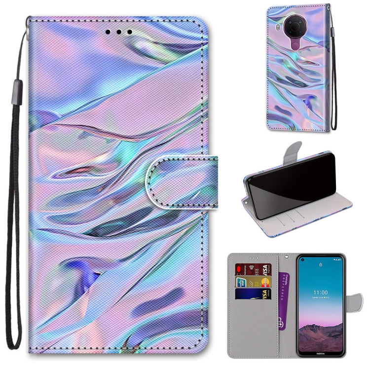 Coloured Drawing Cross Texture Horizontal Flip PU Leather Case with Holder & Card Slots & Wallet & Lanyard, For Xiaomi Redmi Note 10 4G / Note 10S, For Xiaomi Redmi Note 10 5G, For Xiaomi Redmi Note 10 Pro Max / Note 10 Pro, For Nokia 5.4