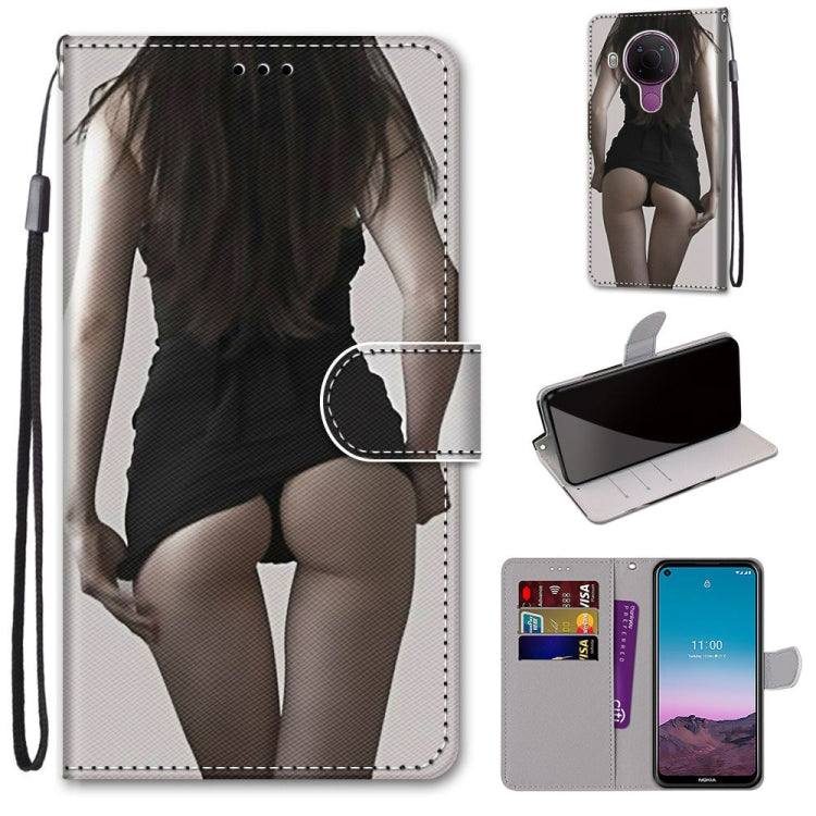 Coloured Drawing Cross Texture Horizontal Flip PU Leather Case with Holder & Card Slots & Wallet & Lanyard, For Xiaomi Redmi Note 10 4G / Note 10S, For Xiaomi Redmi Note 10 5G, For Xiaomi Redmi Note 10 Pro Max / Note 10 Pro, For Nokia 5.4