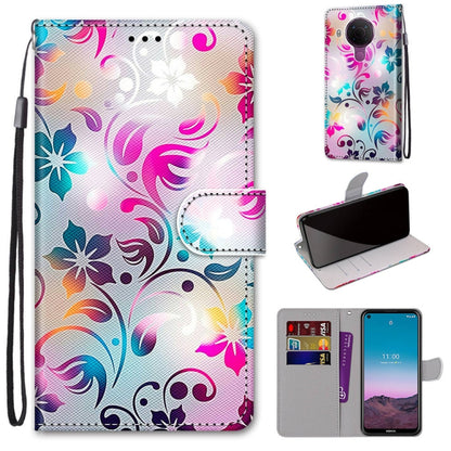Coloured Drawing Cross Texture Horizontal Flip PU Leather Case with Holder & Card Slots & Wallet & Lanyard, For Xiaomi Redmi Note 10 4G / Note 10S, For Xiaomi Redmi Note 10 5G, For Xiaomi Redmi Note 10 Pro Max / Note 10 Pro, For Nokia 5.4