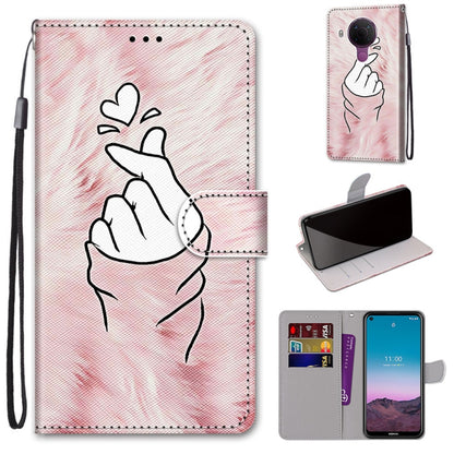Coloured Drawing Cross Texture Horizontal Flip PU Leather Case with Holder & Card Slots & Wallet & Lanyard, For Xiaomi Redmi Note 10 4G / Note 10S, For Xiaomi Redmi Note 10 5G, For Xiaomi Redmi Note 10 Pro Max / Note 10 Pro, For Nokia 5.4