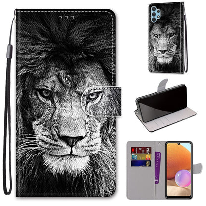 Coloured Drawing Cross Texture Horizontal Flip PU Leather Case with Holder & Card Slots & Wallet & Lanyard, For Nokia 1.4, For Samsung Galaxy A32 4G / A32 Lite, For Samsung Galaxy F62 / M62, For Samsung Galaxy S21 FE