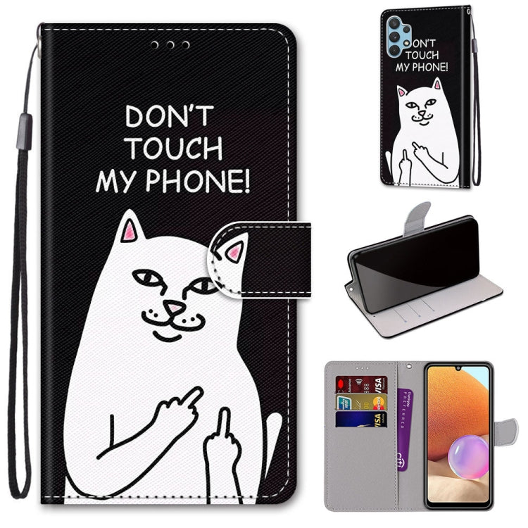Coloured Drawing Cross Texture Horizontal Flip PU Leather Case with Holder & Card Slots & Wallet & Lanyard, For Nokia 1.4, For Samsung Galaxy A32 4G / A32 Lite, For Samsung Galaxy F62 / M62, For Samsung Galaxy S21 FE