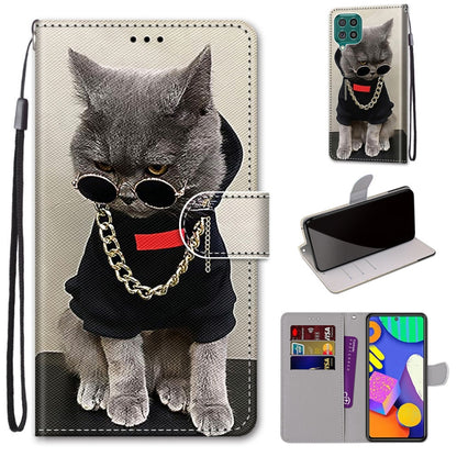 Coloured Drawing Cross Texture Horizontal Flip PU Leather Case with Holder & Card Slots & Wallet & Lanyard, For Nokia 1.4, For Samsung Galaxy A32 4G / A32 Lite, For Samsung Galaxy F62 / M62, For Samsung Galaxy S21 FE