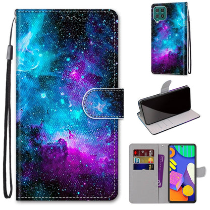 Coloured Drawing Cross Texture Horizontal Flip PU Leather Case with Holder & Card Slots & Wallet & Lanyard, For Nokia 1.4, For Samsung Galaxy A32 4G / A32 Lite, For Samsung Galaxy F62 / M62, For Samsung Galaxy S21 FE