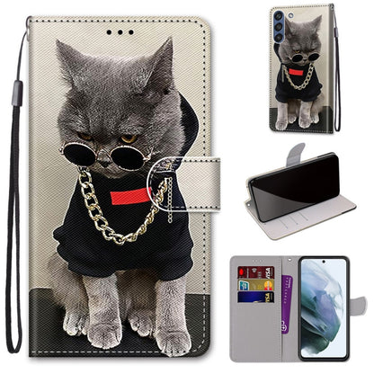 Coloured Drawing Cross Texture Horizontal Flip PU Leather Case with Holder & Card Slots & Wallet & Lanyard, For Nokia 1.4, For Samsung Galaxy A32 4G / A32 Lite, For Samsung Galaxy F62 / M62, For Samsung Galaxy S21 FE