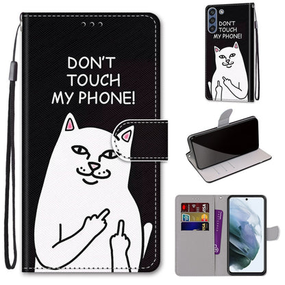 Coloured Drawing Cross Texture Horizontal Flip PU Leather Case with Holder & Card Slots & Wallet & Lanyard, For Nokia 1.4, For Samsung Galaxy A32 4G / A32 Lite, For Samsung Galaxy F62 / M62, For Samsung Galaxy S21 FE