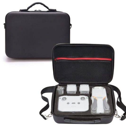 Portable Single Shoulder Storage Travel Carrying PU Cover Case Box for DJI Air 2S, For DJI Air 2S Black + Black Liner, For DJI Air 2S Black + Red Liner