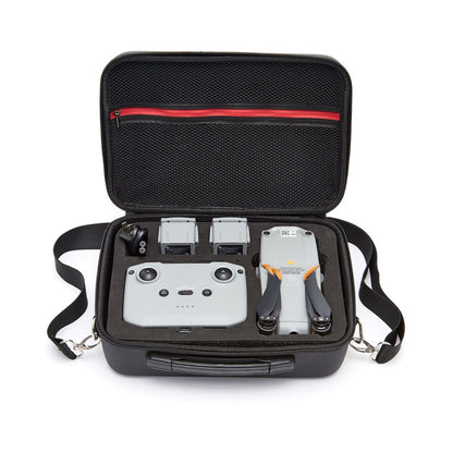 Portable Single Shoulder Storage Travel Carrying PU Cover Case Box for DJI Air 2S, For DJI Air 2S Black + Black Liner, For DJI Air 2S Black + Red Liner