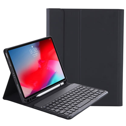 YT11B Detachable Candy Color Skin Feel Texture Round Keycap Bluetooth Keyboard Leather Case For iPad Air 4 2020 / Air 5 2022 / Pro 11 inch 2022 / 2021 / 2020 / 2018(White Ice), For iPad Air 11 2024 / 2025 / Air 4 10.9 2020 / Air 5 10.9 2022            ...