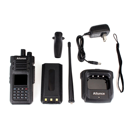RETEVIS HD1 136-174&400-480MHz&76-107.95MHz 3000CHS Dual Band DMR Digital Waterproof Two Way Radio Handheld Walkie Talkie,, HD1,US Plug, HD1,EU Plug