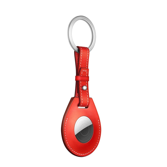 Shockproof Anti-scratch Leather Protective Case Cover with Hang Loop For AirTag 2nd Gen / AirTag 1st Gen, Keychain, Bag Decoration Accessories