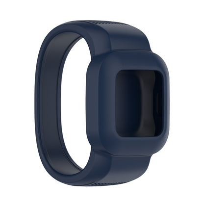 For Garmin Vivofit JR3 No Buckle Silicone Pure Color Replacement Watchband, S, L