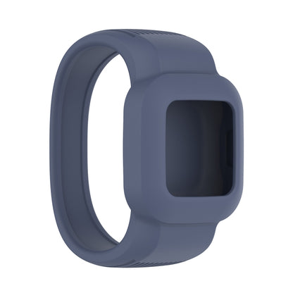 For Garmin Vivofit JR3 No Buckle Silicone Pure Color Replacement Watchband, S, L