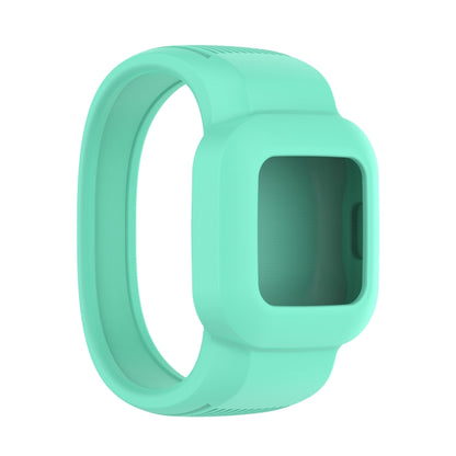 For Garmin Vivofit JR3 No Buckle Silicone Pure Color Replacement Watchband, S, L