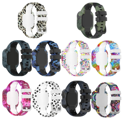 For Garmin Vivofit JR3 Silicone Printing Replacement Watchband