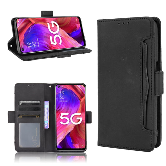 Skin Feel Calf Pattern Horizontal Flip Leather Case with Holder & Card Slots & Photo Frame, For OPPO A54 5G / A74 5G / A93 5G, For OPPO A55 5G / A53s 5G, For OPPO A74 4G / F19 4G, For OPPO A94 5G / Reno5Z 5G / F19 Pro+ 5G                               ...