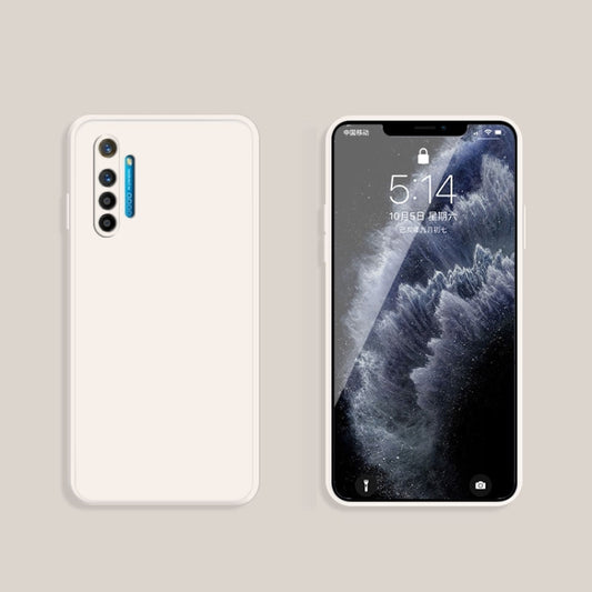 Solid Color Imitation Liquid Silicone Straight Edge Dropproof Full Coverage Protective Case, For OPPO Realme 6, For OPPO Realme 6 Pro, For OPPO Realme 7 / Narzo 20 Pro, For OPPO Realme 7 Pro, For OPPO Realme 7i / C17, For OPPO Realme C11               ...