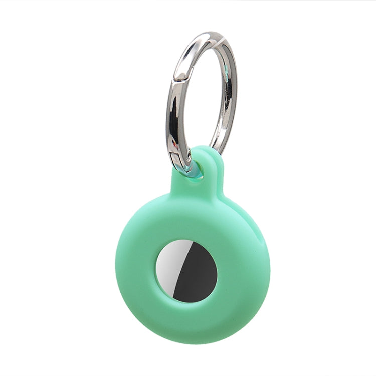 Hollow Anti-scratch Silicone Shockproof Protective Cover Case with Keychain Hook Loop, For AirTag