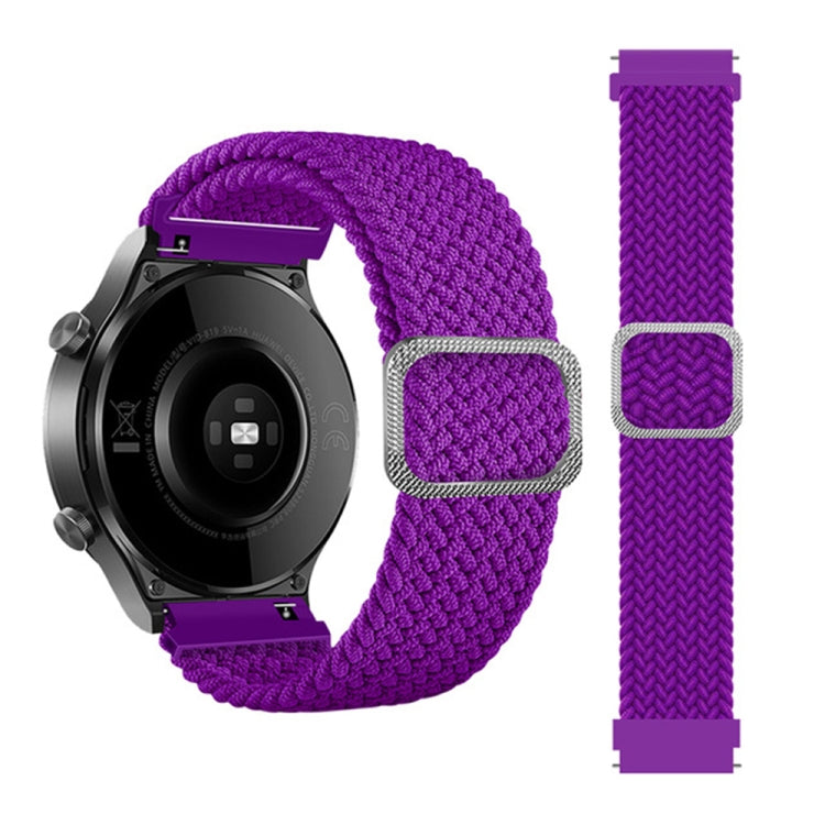 Universal Adjustable Nylon Braided Elasticity Replacement Strap Watchband, 20mm, 22mm