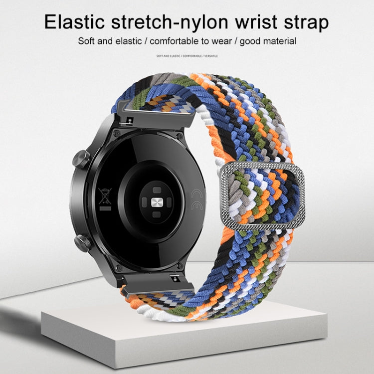 Universal Adjustable Nylon Braided Elasticity Replacement Strap Watchband, 20mm, 22mm