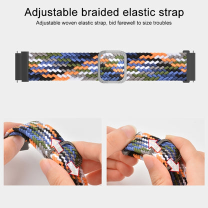 Universal Adjustable Nylon Braided Elasticity Replacement Strap Watchband, 20mm, 22mm