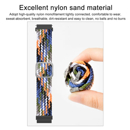 Universal Adjustable Nylon Braided Elasticity Replacement Strap Watchband, 20mm, 22mm