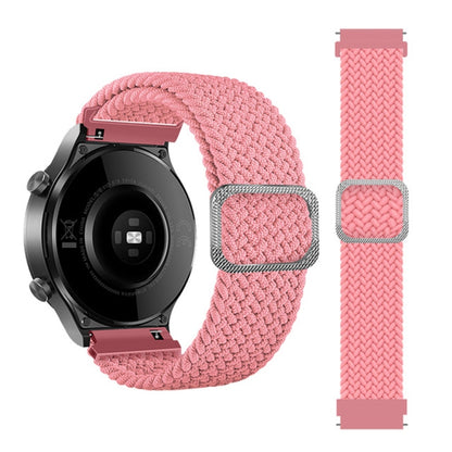 Universal Adjustable Nylon Braided Elasticity Replacement Strap Watchband, 20mm, 22mm