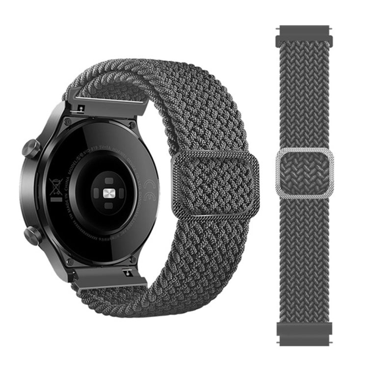 Universal Adjustable Nylon Braided Elasticity Replacement Strap Watchband, 20mm, 22mm