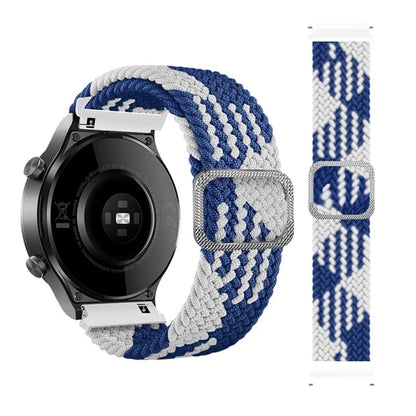 Universal Adjustable Nylon Braided Elasticity Replacement Strap Watchband, 20mm, 22mm