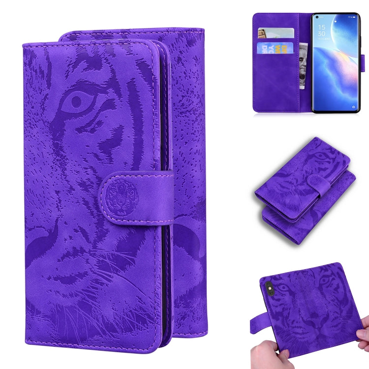Tiger Embossing Pattern Horizontal Flip Leather Case with Holder & Card Slots & Wallet, For OPPO A15 / A15S, For OPPO A55 5G / A54 4G, For OPPO Realme V11 5G, For OPPO A74 4G / F19 4G, For OPPO A92S / Reno4 Z 5G, For OPPO A94 4G / F19 Pro              ...