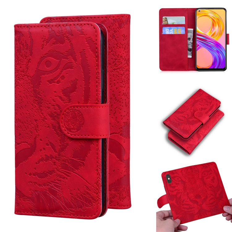 Tiger Embossing Pattern Horizontal Flip Leather Case with Holder & Card Slots & Wallet, For OPPO A15 / A15S, For OPPO A55 5G / A54 4G, For OPPO Realme V11 5G, For OPPO A74 4G / F19 4G, For OPPO A92S / Reno4 Z 5G, For OPPO A94 4G / F19 Pro              ...