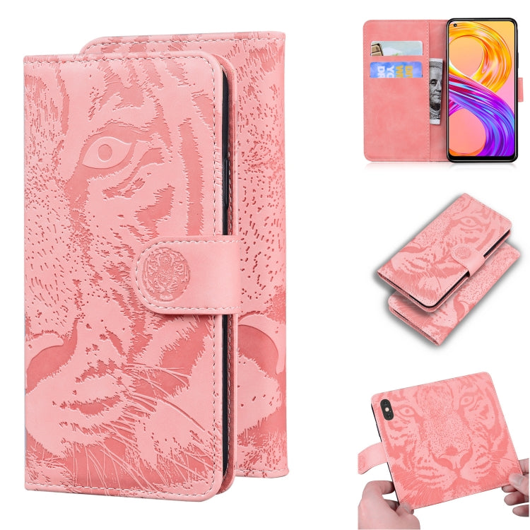 Tiger Embossing Pattern Horizontal Flip Leather Case with Holder & Card Slots & Wallet, For OPPO A15 / A15S, For OPPO A55 5G / A54 4G, For OPPO Realme V11 5G, For OPPO A74 4G / F19 4G, For OPPO A92S / Reno4 Z 5G, For OPPO A94 4G / F19 Pro              ...