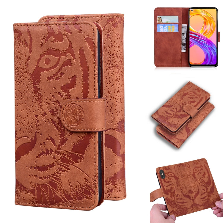 Tiger Embossing Pattern Horizontal Flip Leather Case with Holder & Card Slots & Wallet, For OPPO A15 / A15S, For OPPO A55 5G / A54 4G, For OPPO Realme V11 5G, For OPPO A74 4G / F19 4G, For OPPO A92S / Reno4 Z 5G, For OPPO A94 4G / F19 Pro              ...