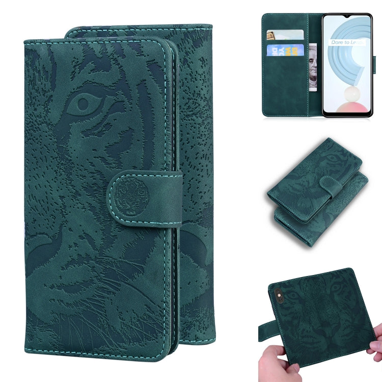 Tiger Embossing Pattern Horizontal Flip Leather Case with Holder & Card Slots & Wallet, For OPPO A15 / A15S, For OPPO A55 5G / A54 4G, For OPPO Realme V11 5G, For OPPO A74 4G / F19 4G, For OPPO A92S / Reno4 Z 5G, For OPPO A94 4G / F19 Pro              ...