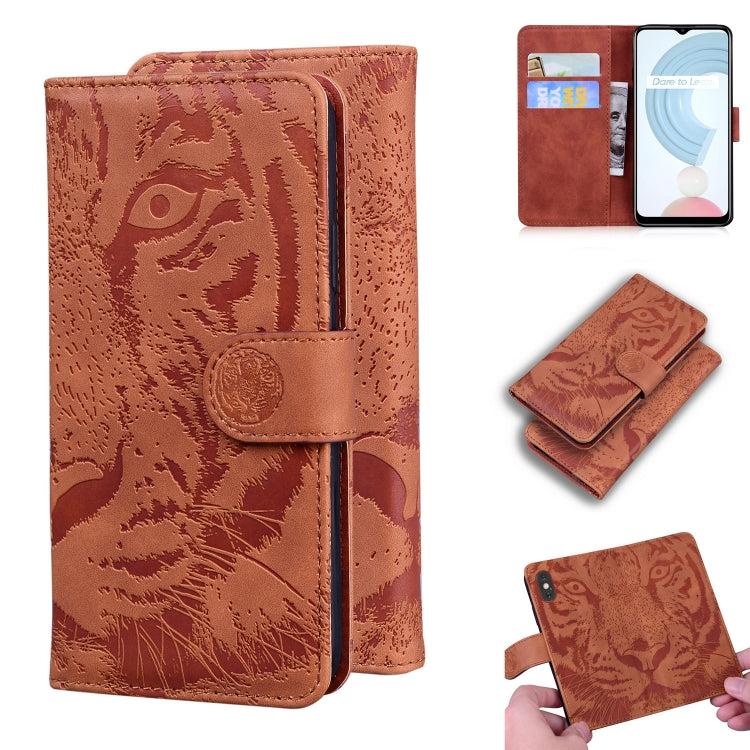 Tiger Embossing Pattern Horizontal Flip Leather Case with Holder & Card Slots & Wallet, For OPPO A15 / A15S, For OPPO A55 5G / A54 4G, For OPPO Realme V11 5G, For OPPO A74 4G / F19 4G, For OPPO A92S / Reno4 Z 5G, For OPPO A94 4G / F19 Pro              ...