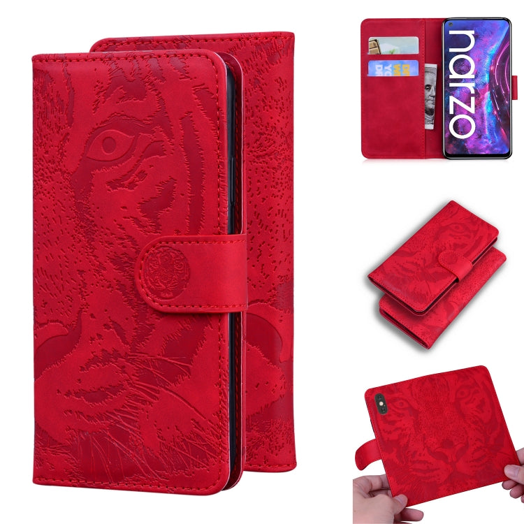 Tiger Embossing Pattern Horizontal Flip Leather Case with Holder & Card Slots & Wallet, For OPPO A15 / A15S, For OPPO A55 5G / A54 4G, For OPPO Realme V11 5G, For OPPO A74 4G / F19 4G, For OPPO A92S / Reno4 Z 5G, For OPPO A94 4G / F19 Pro              ...