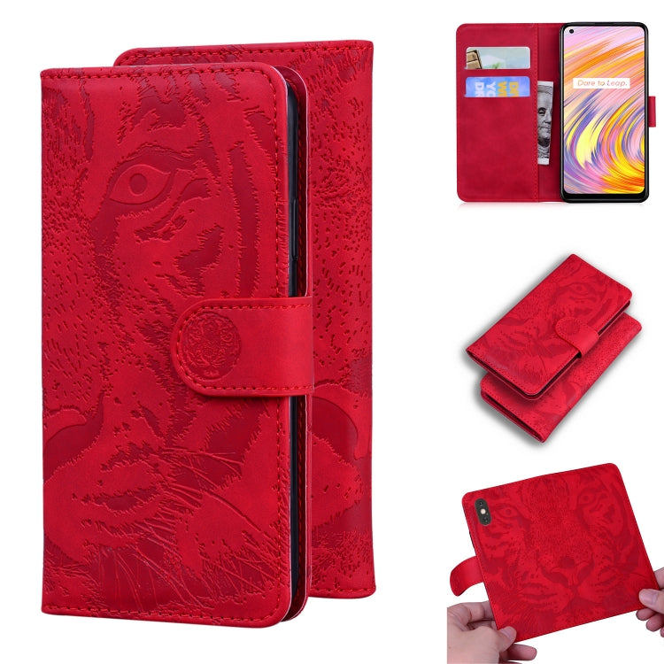 Tiger Embossing Pattern Horizontal Flip Leather Case with Holder & Card Slots & Wallet, For OPPO A15 / A15S, For OPPO A55 5G / A54 4G, For OPPO Realme V11 5G, For OPPO A74 4G / F19 4G, For OPPO A92S / Reno4 Z 5G, For OPPO A94 4G / F19 Pro              ...
