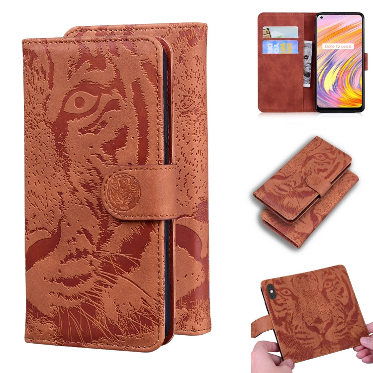 Tiger Embossing Pattern Horizontal Flip Leather Case with Holder & Card Slots & Wallet, For OPPO A15 / A15S, For OPPO A55 5G / A54 4G, For OPPO Realme V11 5G, For OPPO A74 4G / F19 4G, For OPPO A92S / Reno4 Z 5G, For OPPO A94 4G / F19 Pro              ...