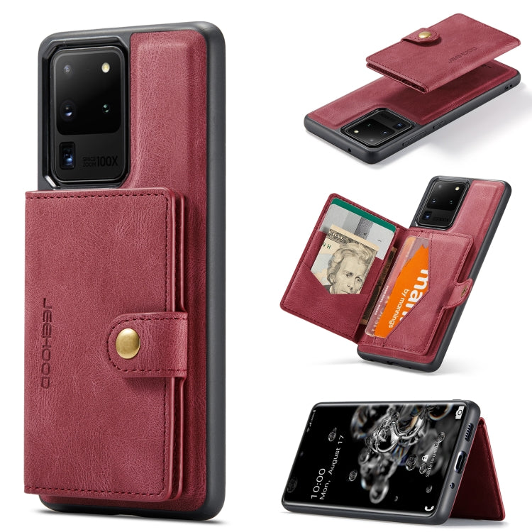 JEEHOOD Retro Magnetic Detachable Protective Case with Wallet & Card Slot & Holder, For Samsung Galaxy A32 5G, For Samsung Galaxy S20 FE, For Samsung Galaxy S20, For Samsung Galaxy S20+, For Samsung Galaxy S20 Ultra 5G, For Samsung Galaxy Note20 Ultra ...