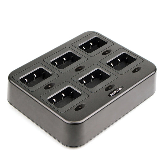 RETEVIS RTC27 Multi-function Six-Way Walkie Talkie Charger for Retevis RT27,, RTC27 EU Plug, RTC27 US Plug